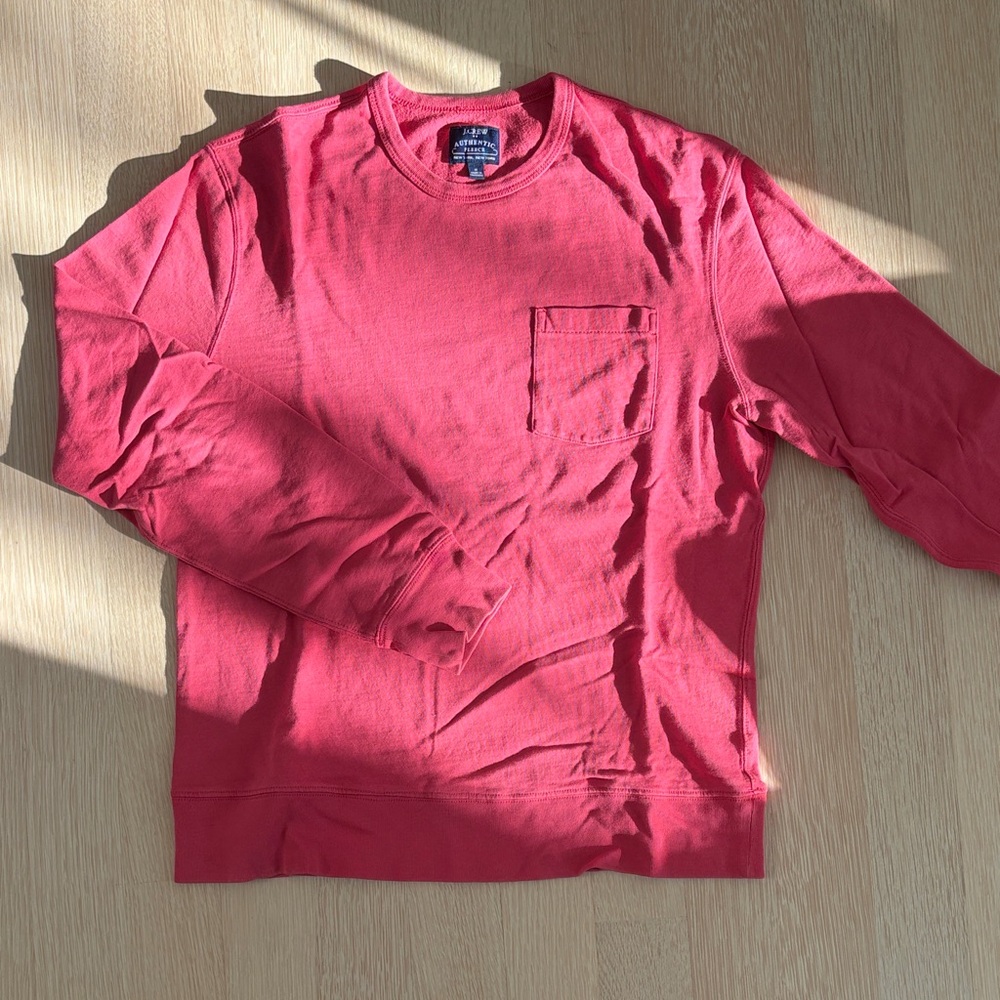 JCrew Red Long Sleeve Shirt